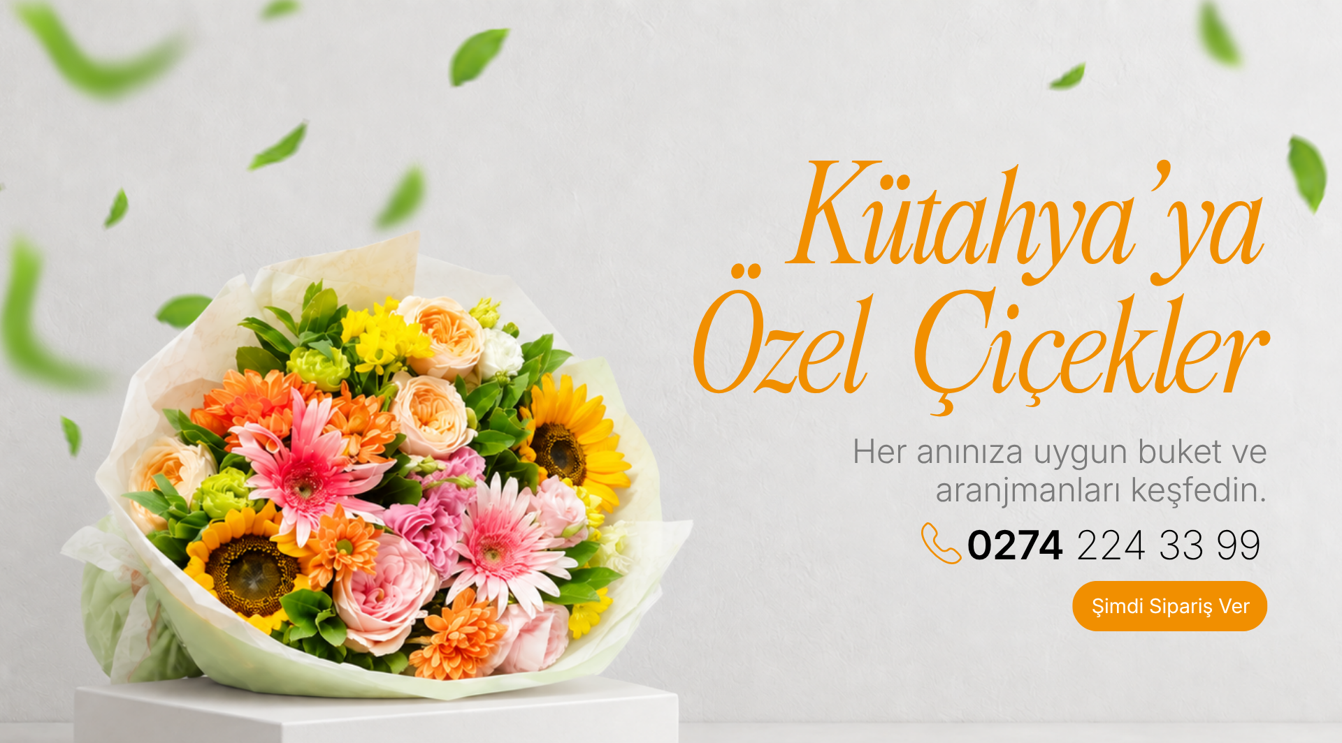 Kütahya'ya özel çiçekler