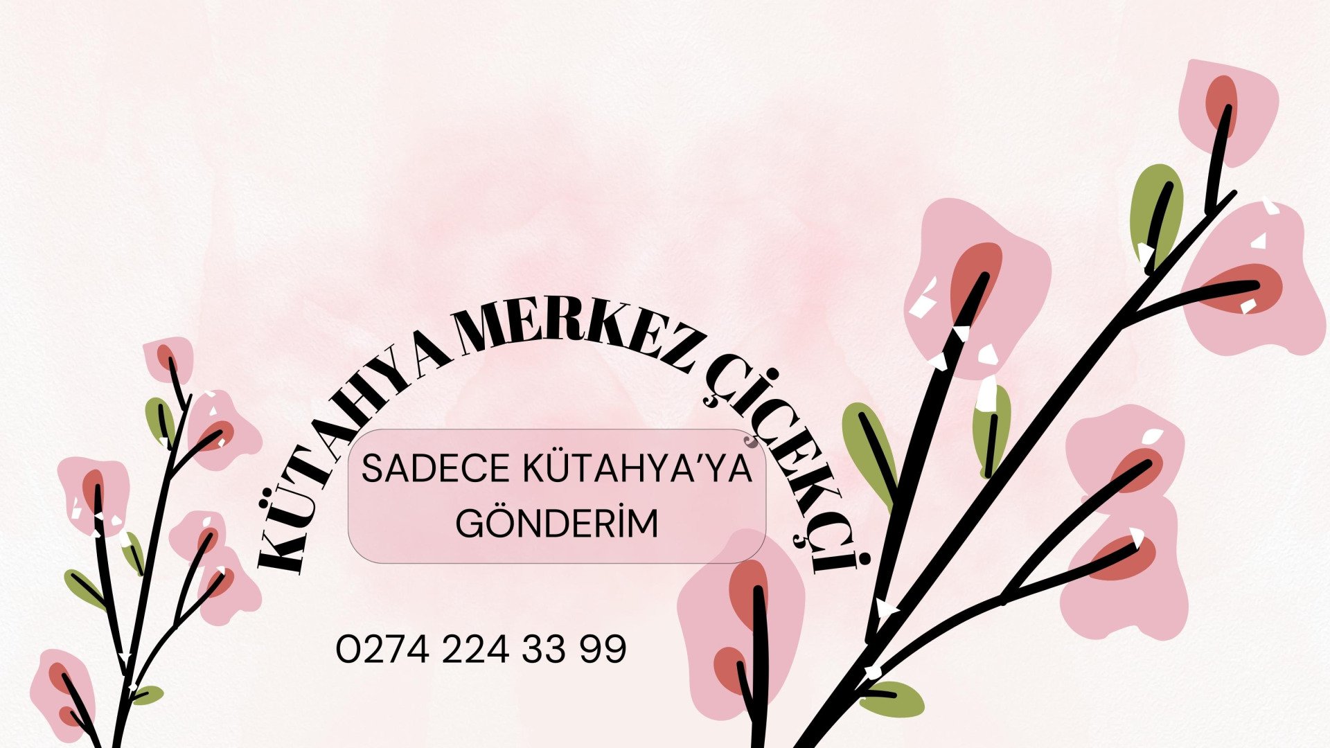 kütahya merkezde çiçekçi